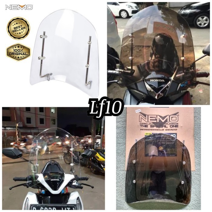 Jual Jual!! Windshield winsil nemo universal motor mayic plus breket ...