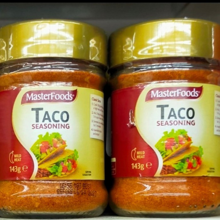 Jual masterfoods taco seasoning 143gr master food Shopee Indonesia