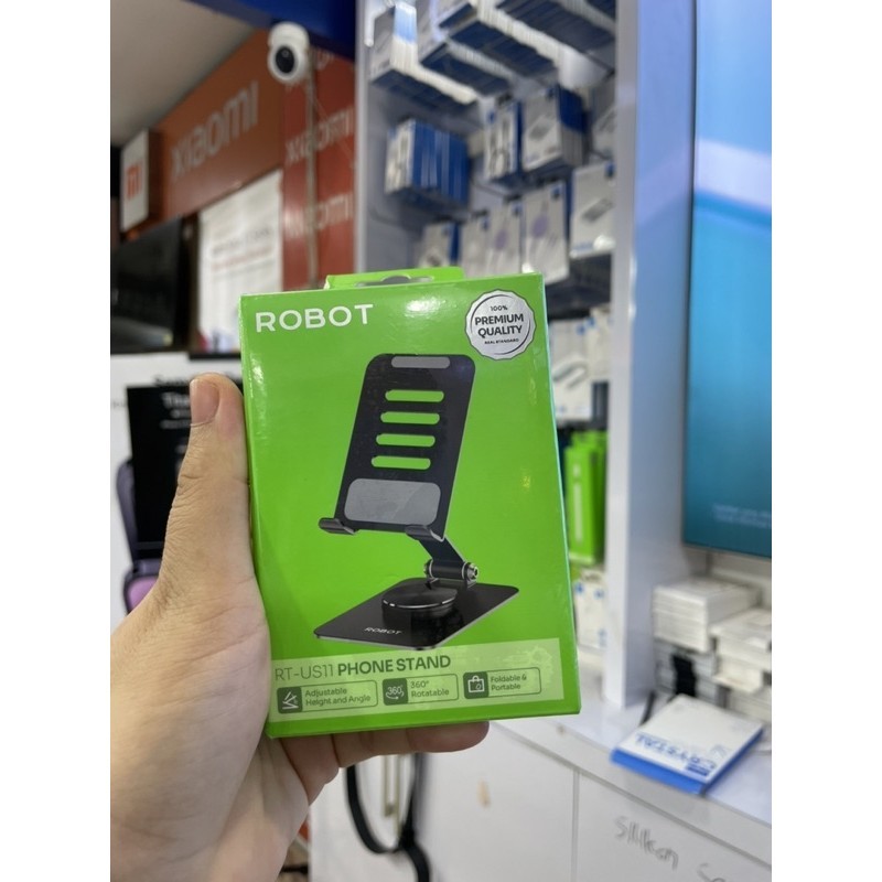 Jual Stand Holder universal Robot RT-US11 stand hp dan pad | Shopee ...