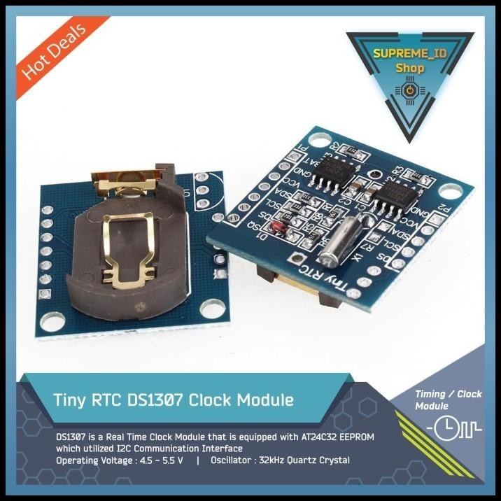 Jual HOT DEAL TINY DS1307 AT24C32 MODUL WAKTU REAL TIME CLOCK RTC ...