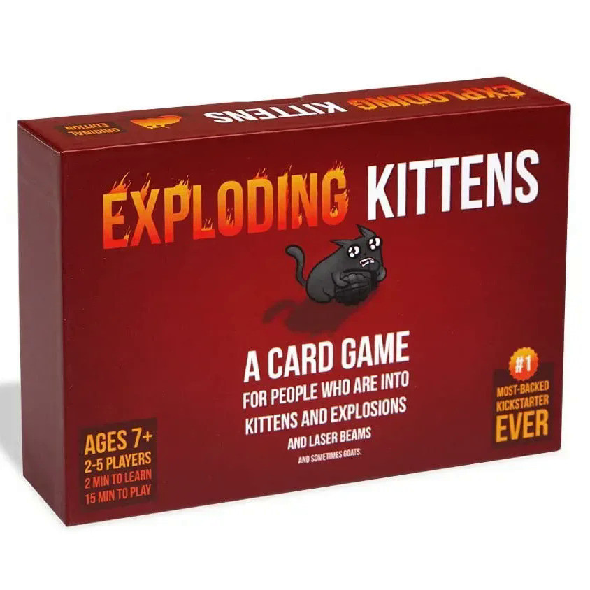 Jual Exploding Kittens Card Game Original Edition NSFW Party Streaking ...