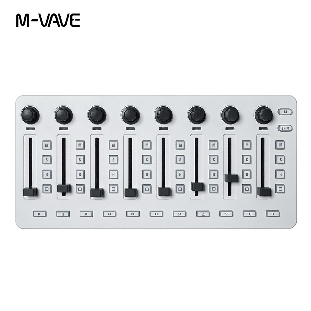 Jual M-VAVE SMC-Mixer Wireless MIDI Controller Mixing Console 8 Encoder ...