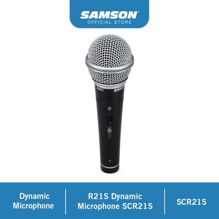 Jual Samson R21S Dynamic Microphone SCR21S | Shopee Indonesia