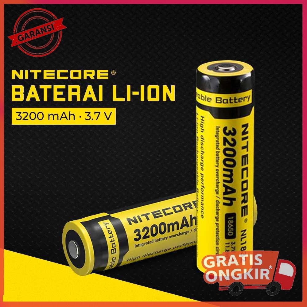 Jual Nitecore Baterai Rechargeable Li Ion V Mah Pcs Nl Shopee Indonesia