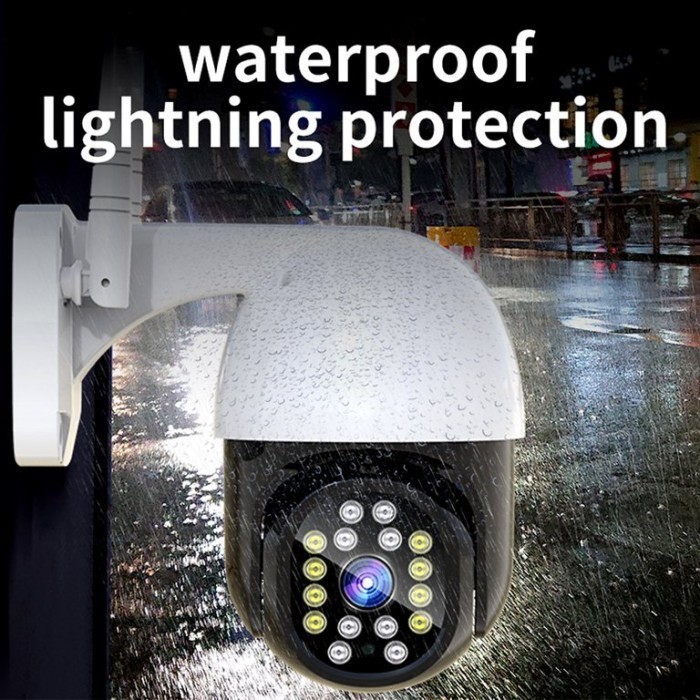 Telecamera IP WiFi Ethernet App Yoosee 1080P Full HD IP66 Pan Tilt Zoom 4X DC