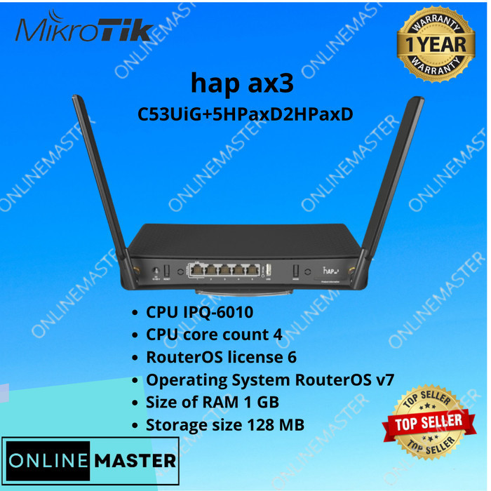 Jual Mikrotik hap ax3 C53UiG+5HPaxD2HPaxD | Shopee Indonesia