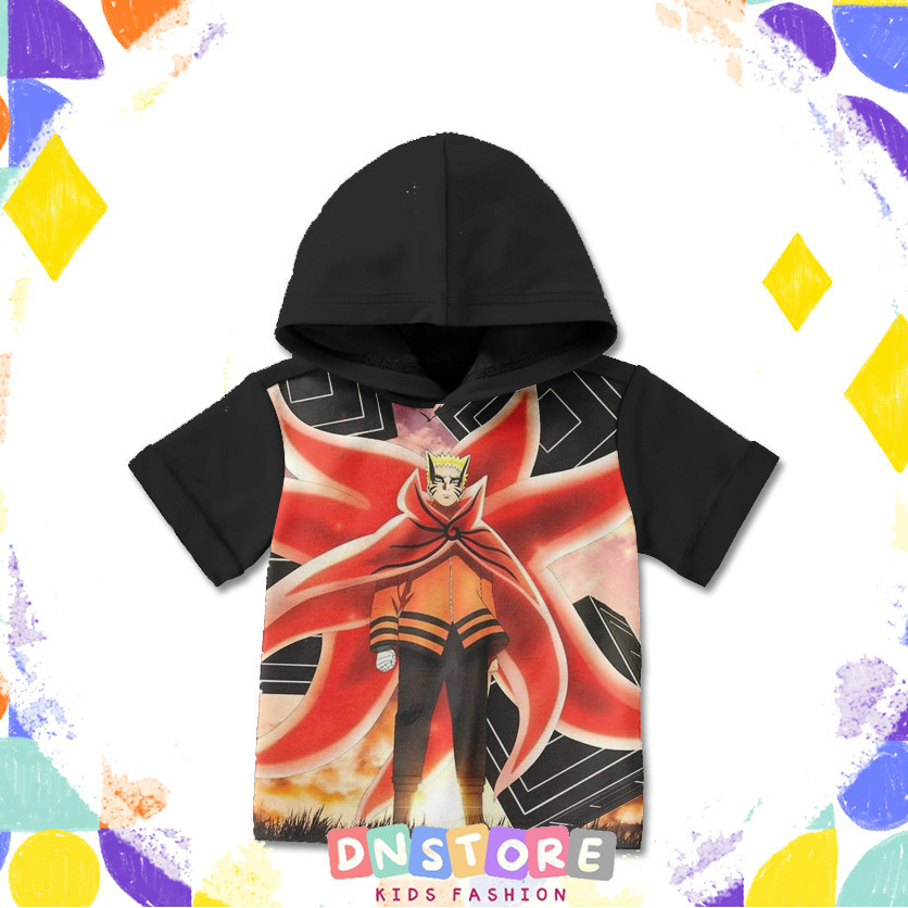 Jual Kaos Hoodie Anak Naruto v7 Baju Hoodie Film Animasi Kartun Anak ...