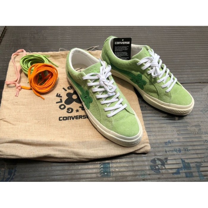 Jual CONVERSE GOLF LE FLEUR JADE LIME MINT GREEN EGRET Shopee Indonesia