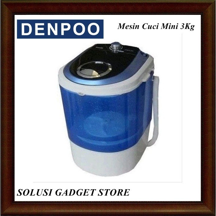 Jual MESIN CUCI MINI 3KG DENPOO DW 3 Shopee Indonesia