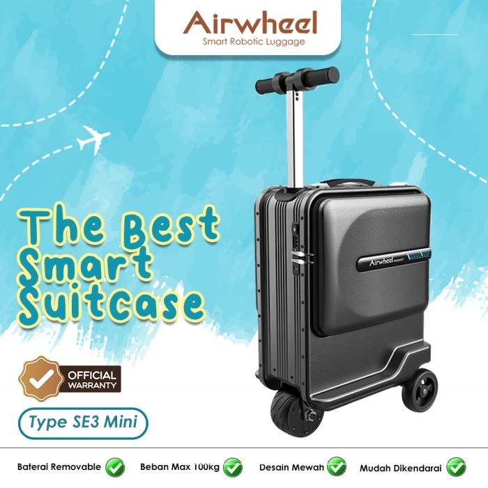 Jual Airwheel Koper Se3 Mini Black | Shopee Indonesia