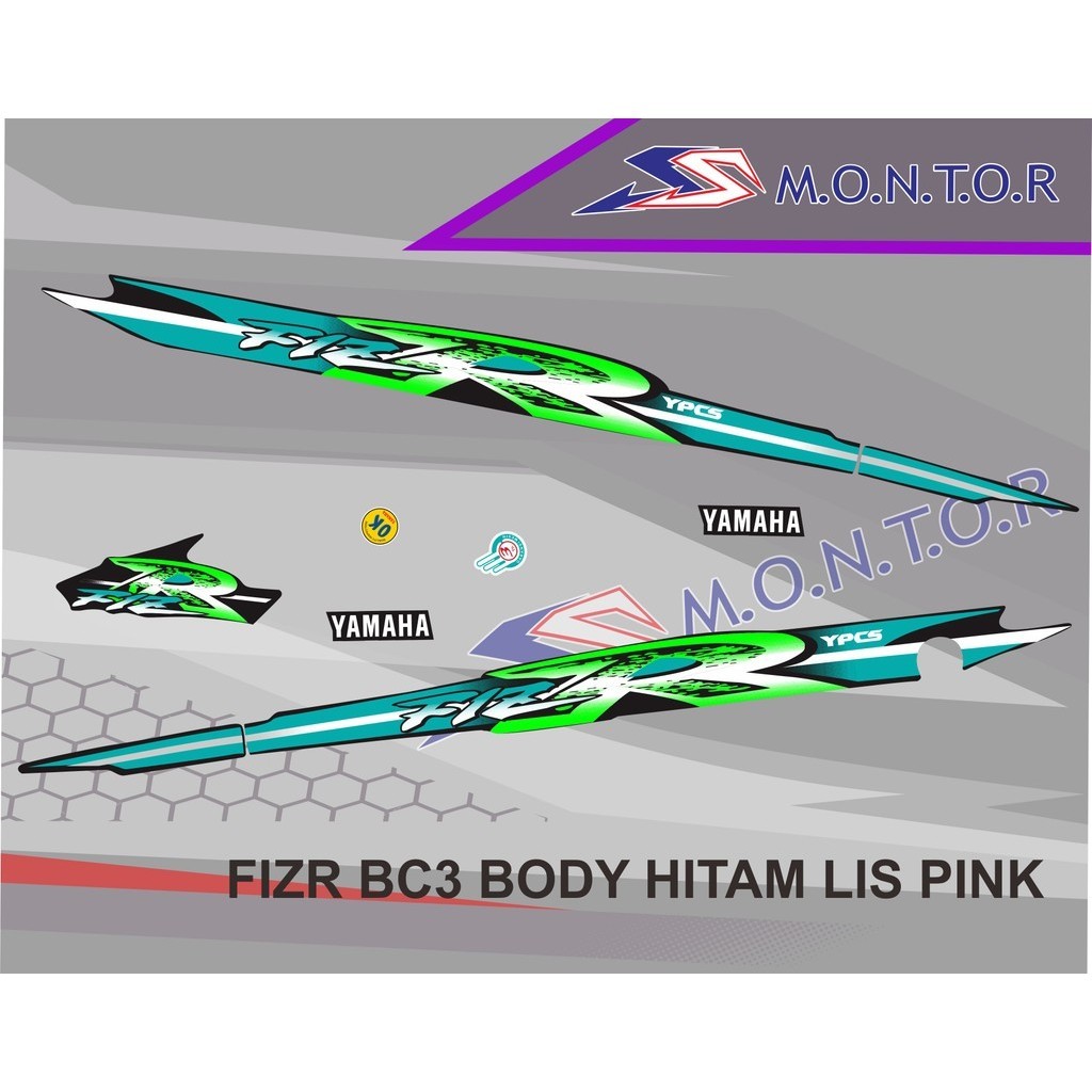 Jual STRIPING STICKER FIZ R F1ZR BC3 | Shopee Indonesia