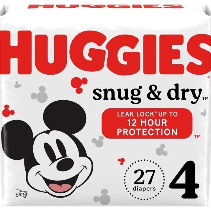 Jual Huggies Size L XL Mickey Diapers Snug Dry Baby Diapers Leak Lock