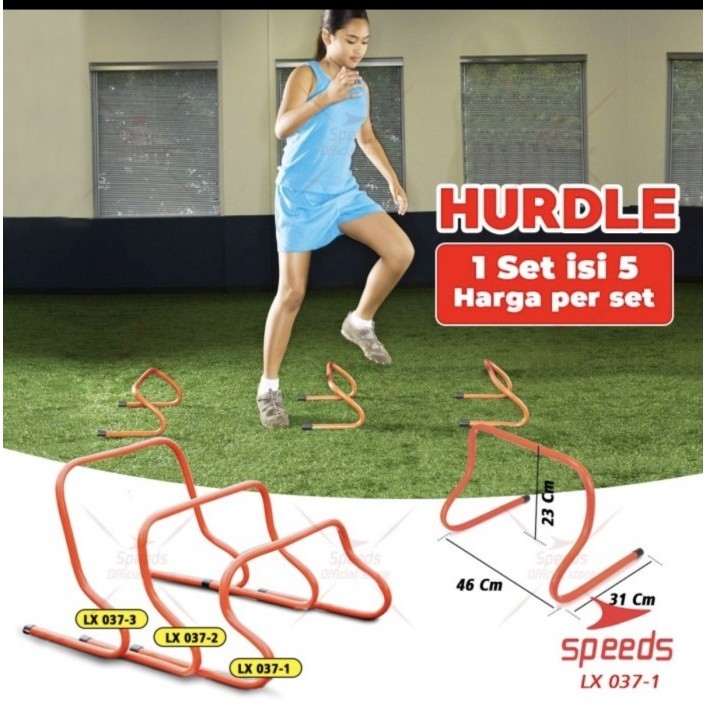 Jual Hardel Hardle Latihan Lompat Ketangkasan Soccer Futsal Tinggi 15Cm ...