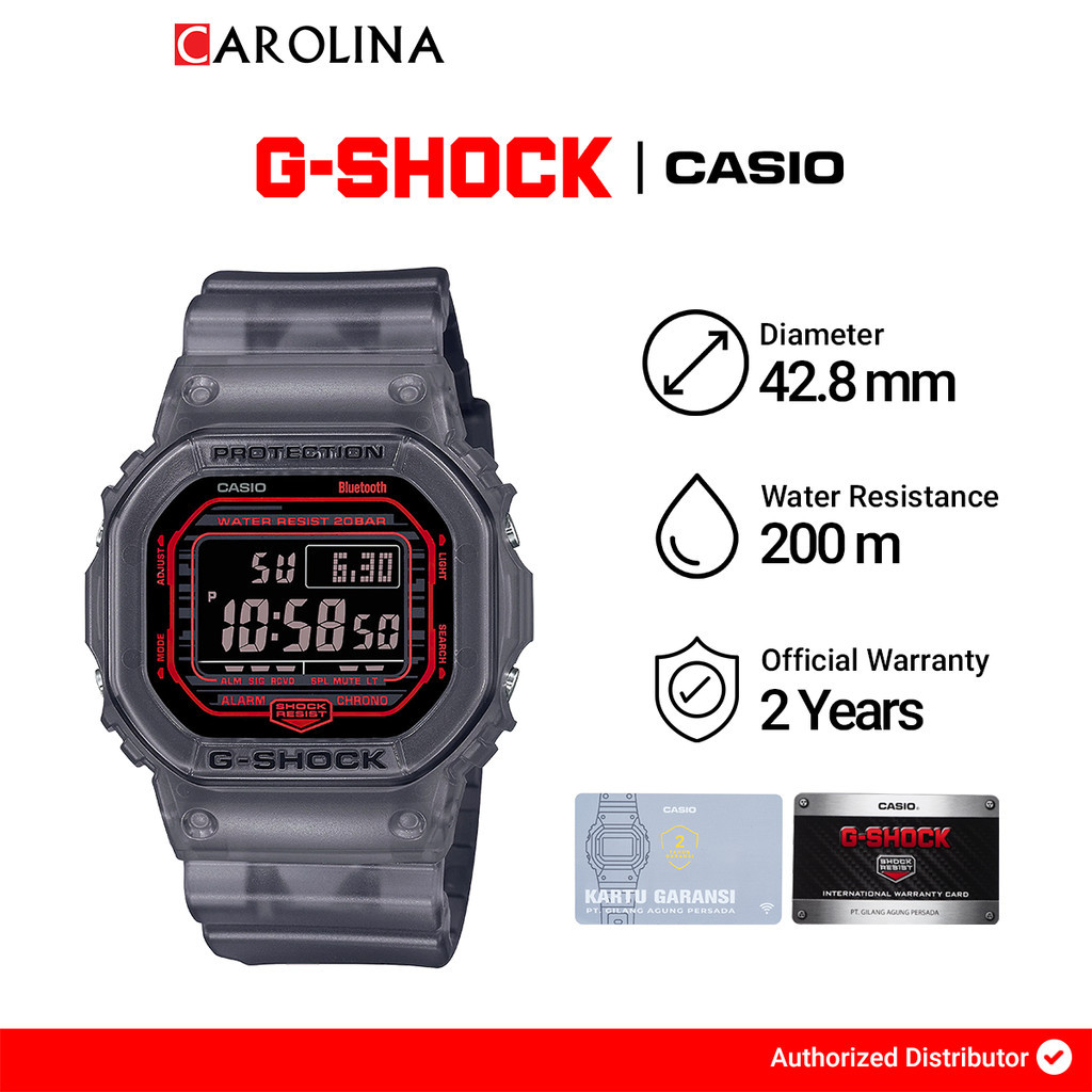 Jual Jam Tangan Pria Casio G-Shock DW-B5600G-1D Digital Dial Black ...