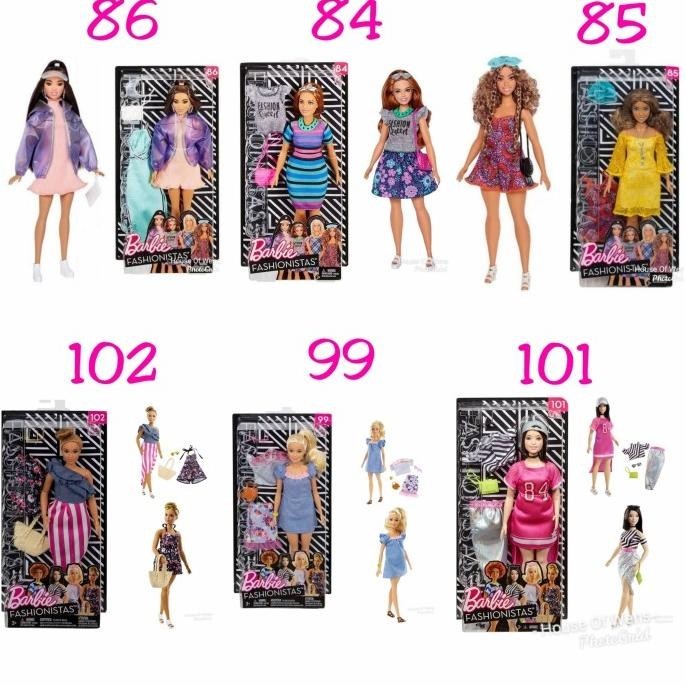 Sale Now Barbie Fashionistas Doll Boneka Barbie Fashion Original Mattel  Berkualitas