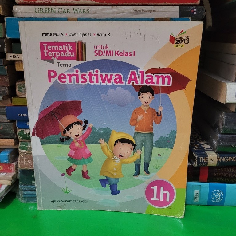 Jual BUKU BEKAS TEMATIK TERPADU KELAS 1H SD ERLANGGA K13 REVISI ...