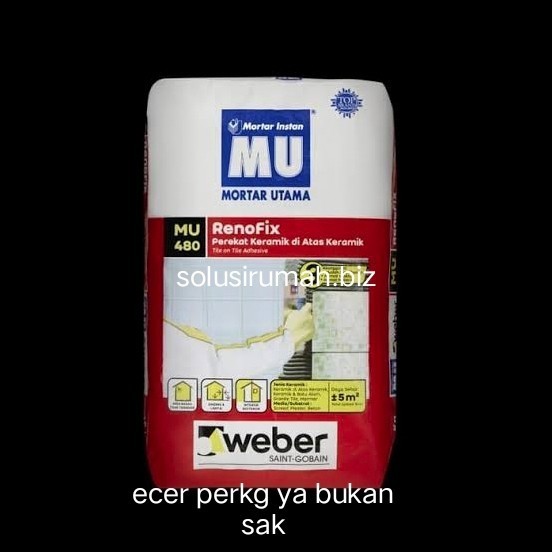Jual Produk Unggulan] mortar mu 1kg 1 kg ecer perekat granit keramik ...