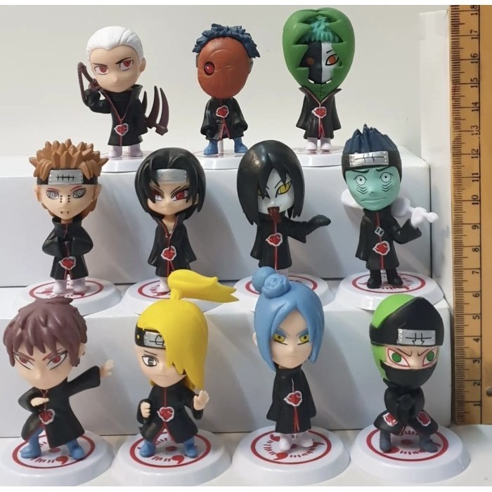 Jual Promo Action Figure Naruto Shippuden Akatsuki Set Isi 11 Pc ...