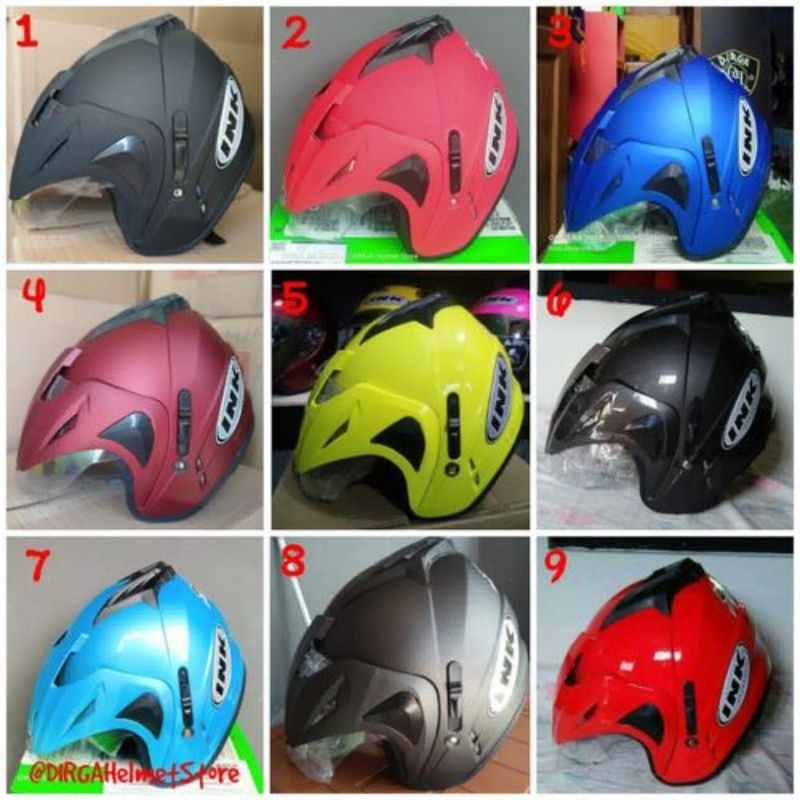 Jual Promo Helm BISA COD )HELM INK DOUBLE VISOR ORIGINAL SNI MERK BMT ...