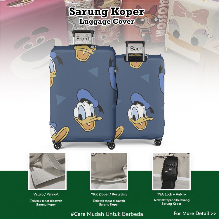Jual Disney Donald Duck 07 - Sarung Koper / Luggage Cover | Shopee ...
