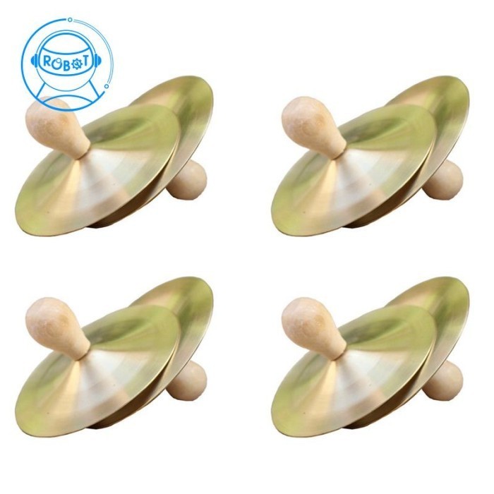 Jual 4Pasang 9Cm Tangan Perkusi Tembaga Simbal Anak Alat Musik Edukasi