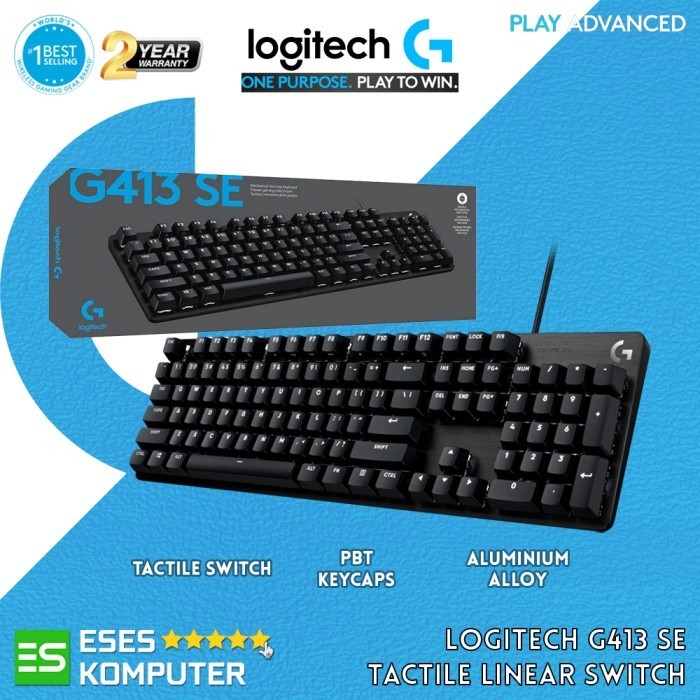 Jual Ready Keyboard Logitech G413 SE Fullsize Mechanical Gaming ...