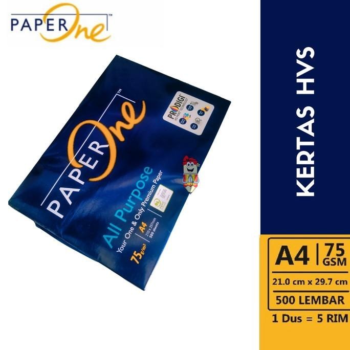 Jual Kertas Hvs Print Foto Copy Ukuran A4 Paperone 75 Gsm Ms Shopee