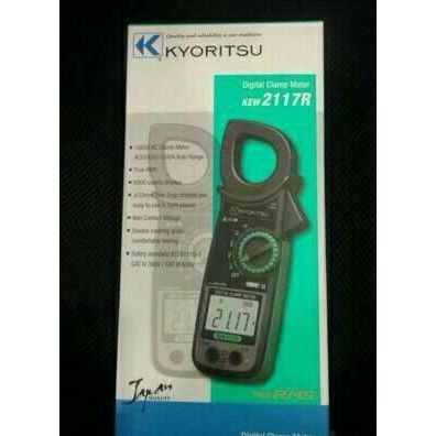 Jual Kyoritsu 2117R Digital Clamp Meter Tang Ampere Asli 200% | Shopee ...