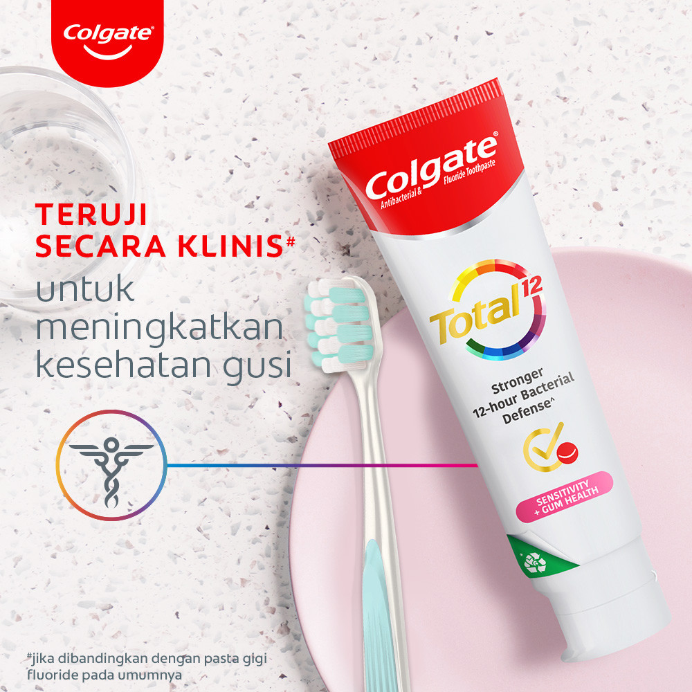 Jual Colgate Total Sensitivity & Gum Health 110g - Pasta Gigi Sensitif ...