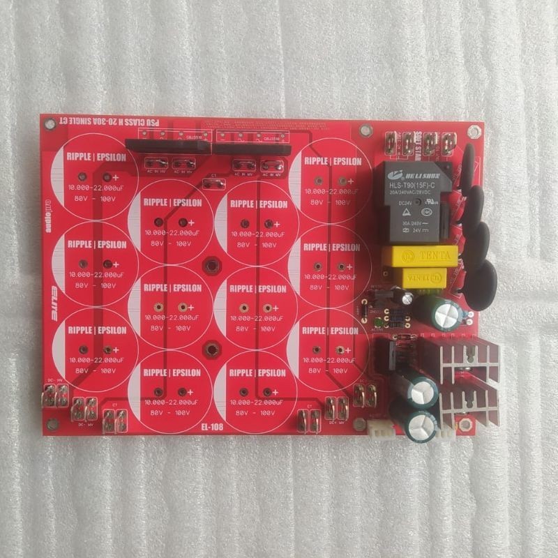 Jual Elite Kit Psu Class H Single Ct Pcb Double Layer 12 Elco Capacitor
