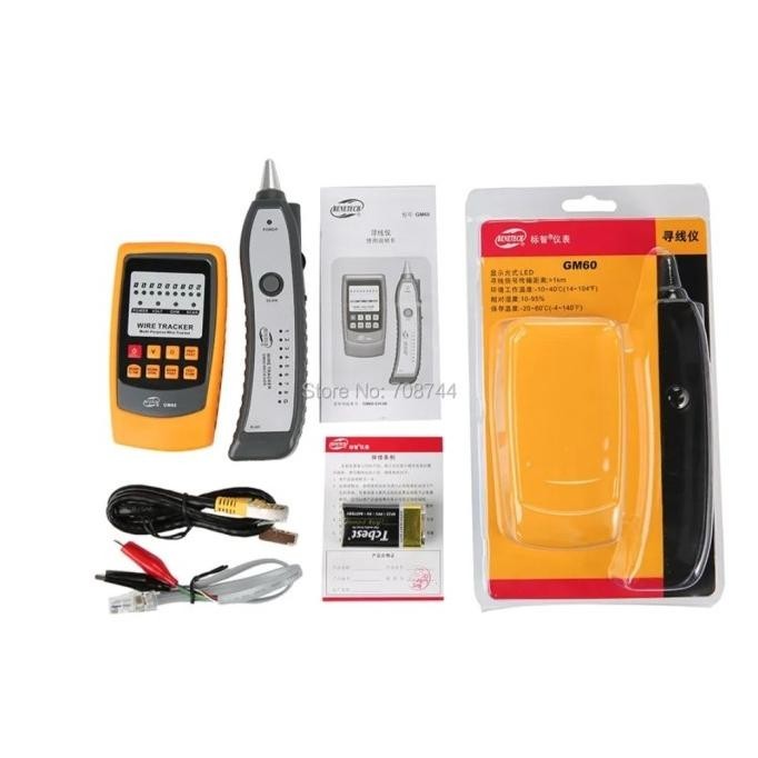 Jual Gm60 Benetech Wire Tracker Rj45 Rj11 Network Alat Pencari Kabel ...