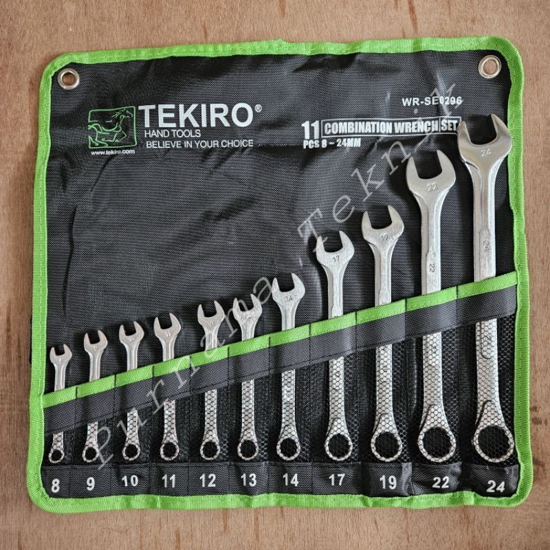 Jual Tekiro Kunci Ring Pas Set 8 mm - 24 mm | Shopee Indonesia
