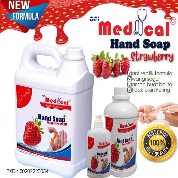 Jual Sabun cuci tangan atau Hand soap 5 Liter Medical wangi Lemon dan ...