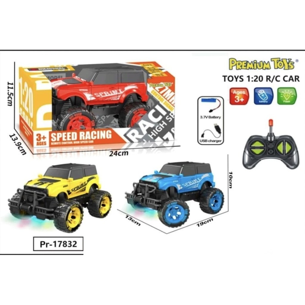 Jual MAINAN MOBIL REMOTE RC SPEED RACING 1:20 PR17832 | Shopee Indonesia