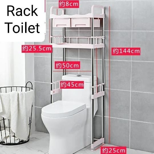 Jual Smartchoice-Rak toilet/ Rak Kloset rangka stainless lengkap dengan ...
