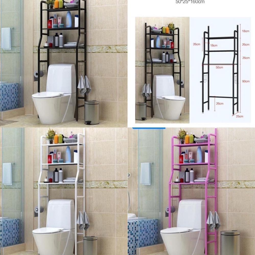 Jual Rak Toilet Wc - Rak Handuk Sabun Kloset Toilet Mtj 1 Rak Serbaguna ...