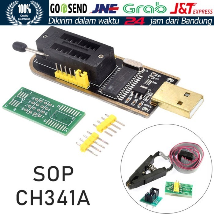 Jual +++++] Paket CH341A EEPROM Flash BIOS USB Programmer IC Eprom ...