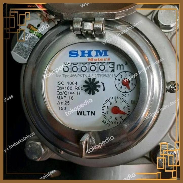 Jual [WJY] FLOW METER SHM STAINLESS STEEL SS316 FLANGE 5" INCH DN 125 ...