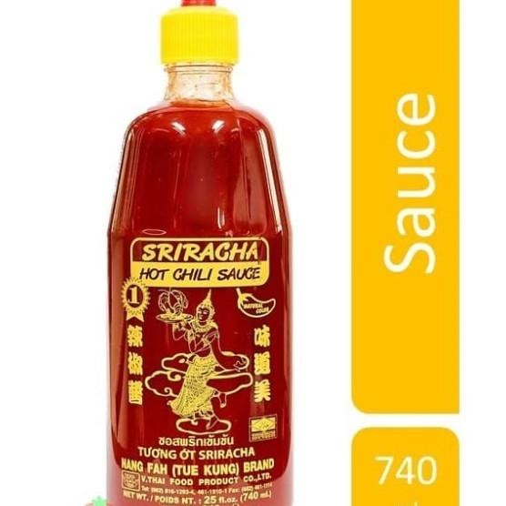 Jual Sri Racha Sriracha Hot Chili Sauce Nang Fah Nangfah 740Ml 740 Ml ...