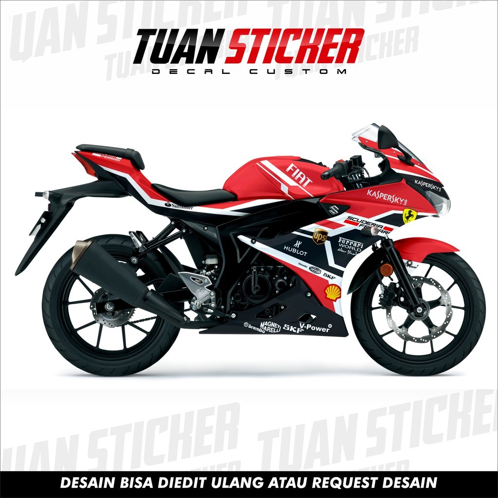 Jual Sticker Striping Decal GSX Full body, Sticker Suzuki GSX, Decal ...