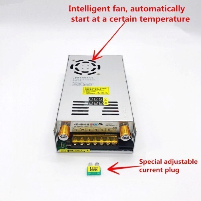 2000W Schaltnetzteil 0-48V / 0-42A Einstellbar – Mit Digitaldisplay, Für LED, Batterien & DIY