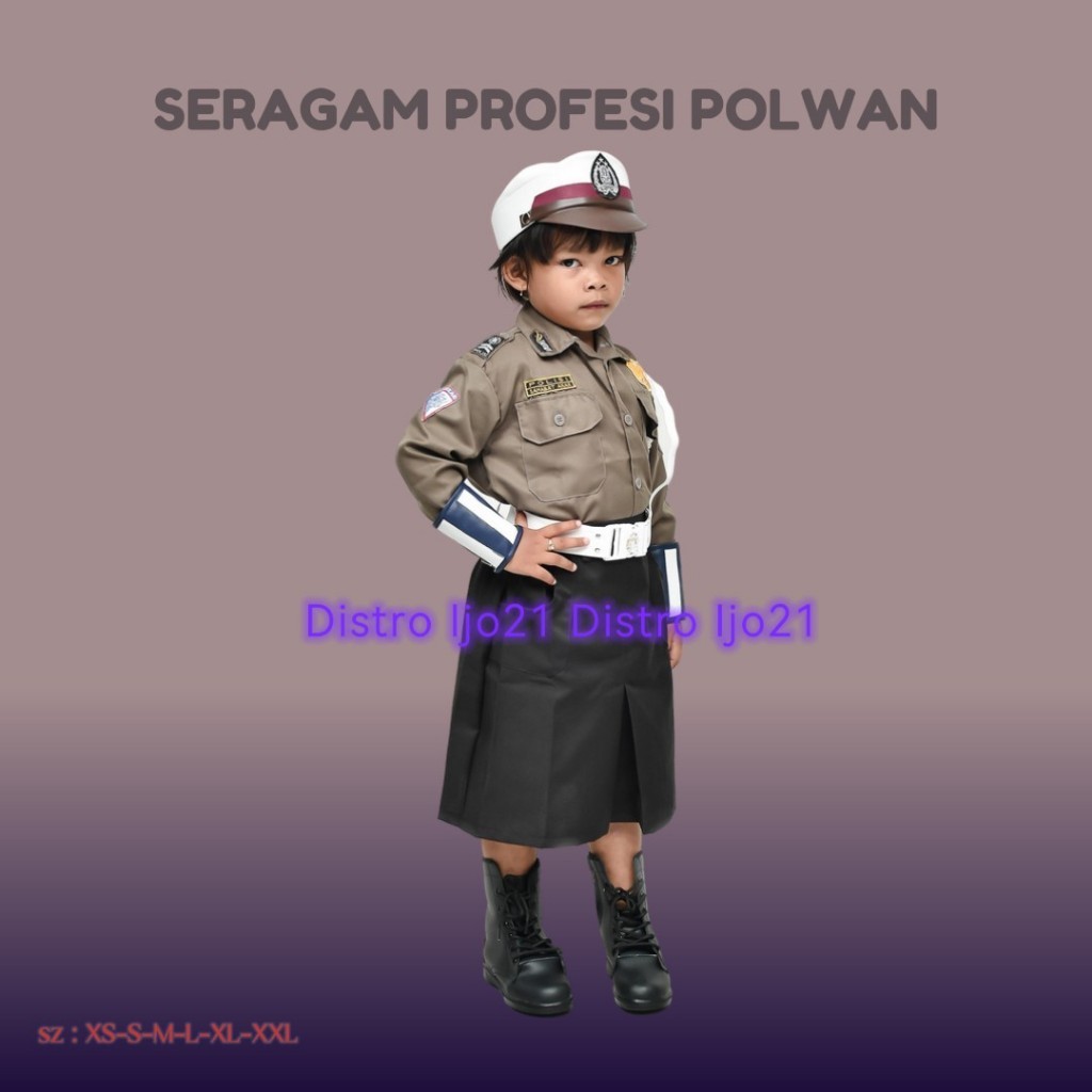 Jual COD !! PROFESI ANAK POCIL POLWAN TK PAUD CARNAVAL AGUSTUSSAN ...
