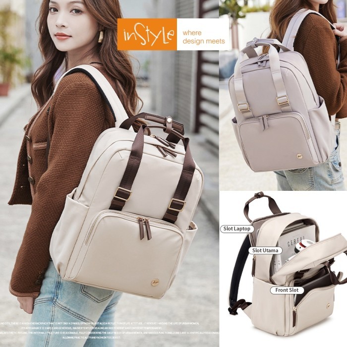 Jual BERGARANSI Tas Ransel Laptop 15,6 inch Oxford Anti-Air Backpack