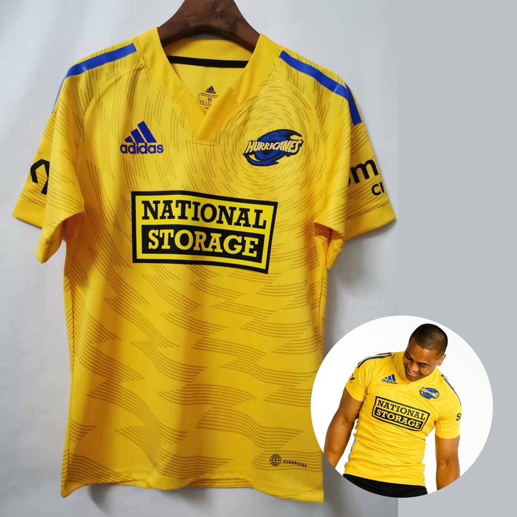 Jual Jersey Rugby Rumah Hurricanes 2022 Kemeja Rugby Ukuran S hingga ...