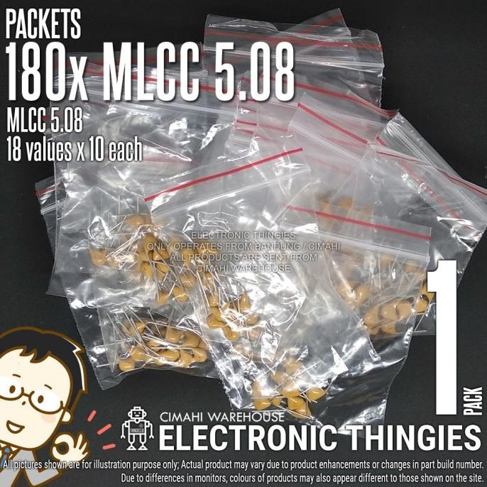 Jual Update 180pcs MLCC Pack (18 x 10pcs) thingie43 Ayo Order | Shopee ...