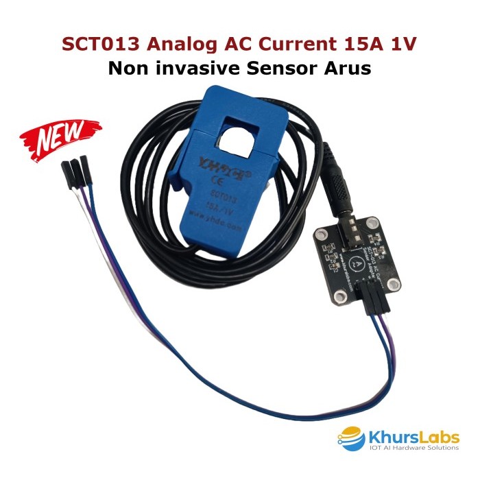 Jual Sct013 015 15A 1V Non Invasive Ac Current Sensor Arus Klem ...