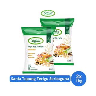Sania Tepung Terigu Serbaguna 1kg x 2 pcs