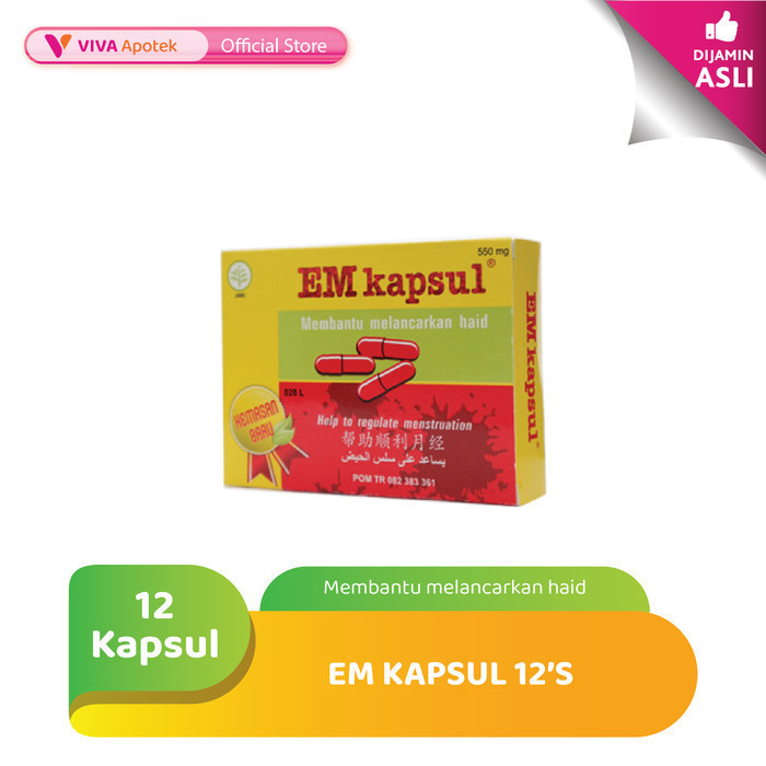 Em untuk Membantu Melancarkan Haid (12 Kapsul)
