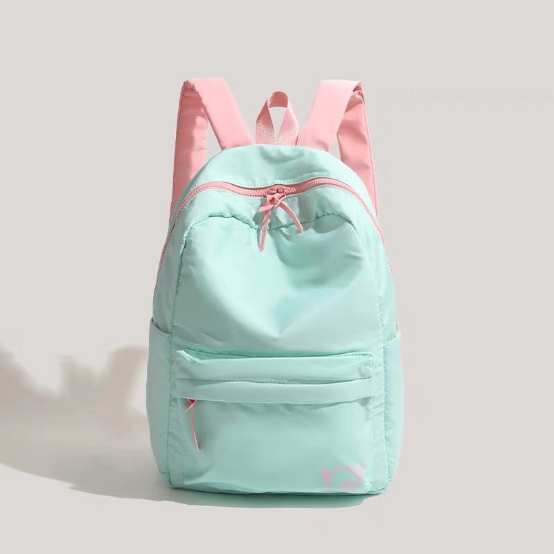 Jual Tas sekolah siswa ransel kapasitas besar sederhana berwarna hijau ...
