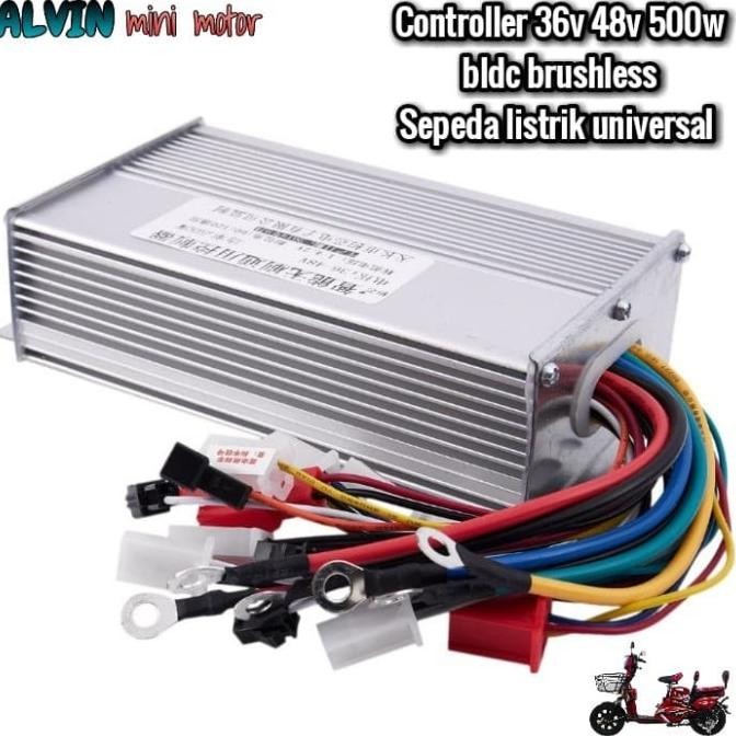 Jual Controller 36V 48V 500W 30A Sepeda Listrik Bldc Brushless ...